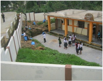 CONSTRUCTION OF FENCING FOR CHURCH OF GOD UP SCHOOL, LUMDIENGNGAN VILLAGE  